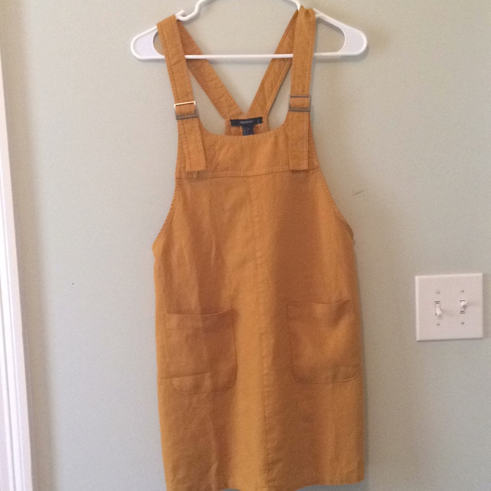 Woven Overall Dress